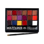 Forever52 Daily Life Pro Artist Multitasker Lipstick Combo Palette 18Multipurpose Lip Colors For Lip Hydrating Smudgeproof Long Lasting, Multicolor Semi-Matte Finish