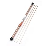 Silver Brazing Rods 5% BCuP-3 20 Flat Bar Welding Stick JAgP-5 Silver Phos Solder Rods 0.050"x1/8"x14" for Gas Soldering Torch Accessory Air-conditioners, Refrigerators and Freezers