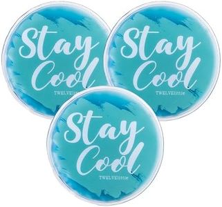 TWELVElittle Stay Cool Ice Pack - Portable, Reusable Gel Ice Packs to Keep Bottles, Food or Snacks Fresh, Reduce Swelling, Soothe Breastfeeding Engorgement - 3 Pack