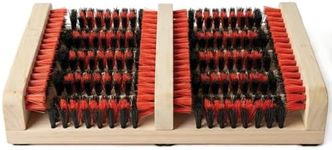 JobSite Boot Scraper - Outdoor Boot Brush Scrubber Brush - Compact, Portable Shoe Cleaner for Home, RVs, Trucks, Kids - Timber Edition