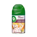 Air Wick Vanilla Freshmatic Automatic Air Freshener Refill, Summer Delights -250 ml | 2600 Sprays Guaranteed | Automatic Room Freshener, Bathroom Freshener and Room Spray