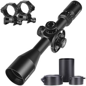 SPINA OPTICS HD Lunette de visée 4.5-27x50 FFP Première Gamme de Plan Focal Lunette de tir avec Rouge Vert Triple Luminescence BCD rectangulaire Miroir Optique Convient.