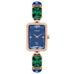 TIMEX Fria Women Blue Rectangular Analog Watch - TWEL16902