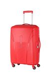 American Tourister Ivy 4 Wheel Spinner Polypropylene (Pp) 68 Cm Medium Red Check-in Hard Trolley Bag with TSA Lock Check-in