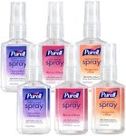 PURELL Hand Sanitizer Spray, Infused with Essential Oils, Scented Variety Pack, 2 fl oz Travel-Size Bottle (Pack of 6) - 2026-04-ECMP