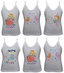 BODYCARE Cartoon Printed Assorted Girls Slip Pack of 6…