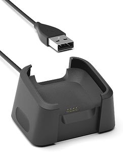 Sinoacc Charger for Fitbit Versa 1/ Lite/Versa SE Replacement Charging Dock Cable Smart Watch (3.3ft/1m)