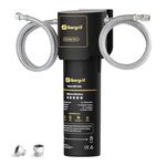 Ibergrif M91009 Undersink Water Filter System NSF/ANSI 42 Certified Reduces Chlorine, Lead, Fluoride, Bad Taste and Odor, Quick Installation, Black