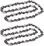 Baumr-AG Tru-Sharp 3/8 Pitch Chainsaw Chain for 12 Inch Bar Chainsaws and Pole Saws, Set of 2