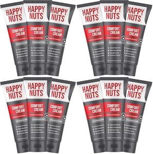 Happy Nuts Comfort Cream Deodorant For Men: Anti-Chafing Sweat Defense, Odor Control, Aluminum-Free Mens Deodorant & Hygiene Products for Men's Private Parts…
