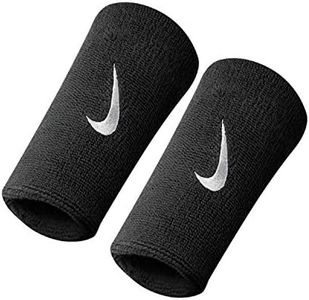 Nike Swoosh Doublewide Wristbands, Black