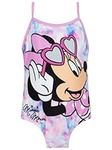 Disney Swimsuit for Girls | Minnie Mouse Girls Swimsuit | Girls' One-Piece Swimsuits | Pink 2-3 Years