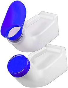 Women Urinals, Portable Pee Cup with Screw Cap Lid and Funnel, Anti-Tipover Design and Sprillproof, Urinal for Women and Men Camping, Car Travel, Outdoor (2pack)