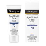 Neutrogena Age Shield Anti-Oxidant Face Lotion Sunscreen For All Skin Types, Broad Spectrum Spf 70, Oil-Free Sunscreen For All Skin Types, Travel Size 3 Fl Oz (Pack Of 2)