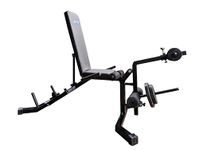 RISE UP ™ Leg Extension & Curl Machine , with Adjustable Bench 2/2 Iron Frame ( Capacity 250 kg )