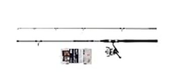 Shakespeare SALT Estuary Enforcer Combo Set, Fishing Rod and Reel Combo, Spinning Combo, Hard Case Tackle Box, Lures and End Tackle, Sea - Inshore/Nearshore Fishing, Blue & White, 2.40m | 20-60g