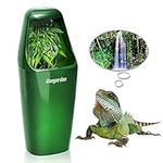 Reptile Water Dispenser Automatic System Circulation Chameleon Drinking Fountain Water Dripper for Chameleon, Lizard, Snake, Gecko, Tortoise, Bearded Dragon with 3 Replaceable Carbon Pads(800ml/27oz)