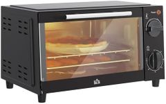 HOMCOM Mini Oven, 9L Countertop Ele