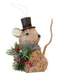 Boston International Decorative Christmas Tree Ornament, 5.5-Inches, Dickens The Mouse