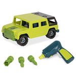 Battat – Construction Toys for Kids, Toddlers – Developmental Toy Vehicle Kit – Take Apart Truck with Screwdriver and Tools – Take-Apart 4X4 – 3 Years + – Take-Apart 4 X 4