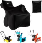 BlueStars Snow Blower Cover 420D Oxford 33x40x51 Waterproof and UV Resistant Snow Thrower Cover, Fits Most Electric Two-Stage Snow Throwers, Dimensions: 51" L x 33" W x 40" H