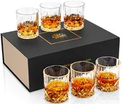 KANARS Whiskey Glasses Set of 6 wit