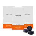 Omved Organic Charcoal Tablets for Burning Dhoop, Multipurpose Use Organic Charcoal - 36 Tablets