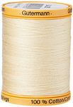 Gutermann Natural Cotton Thread Solids 876 Yards-Vanilla Cream