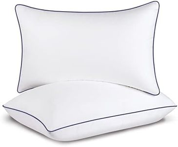 Opposy Bed Pillows for Sleeping-2 Pack Queen Size Set of 2 Cooling Pillow for Side Back and Stomach Sleepers, Down Alternative Filling Luxury Soft Quality with Premium Plush