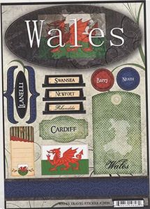 Wales World Travel Cardstock Scrapbook Stickers (19896)