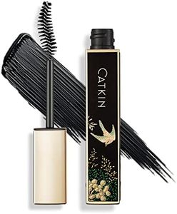CATKIN Mascara Black for Sensitive Eyes, Waterproof Mascara Black Volume and Length, Nourish Primelash mascara, Create Longer and Thicker Looking Lashes for women, 7.5 Grams