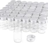 DMuuuDM 50 Pack,20ml Clear Glass Es