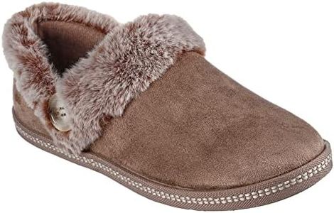Skechers Women's Cozy Campfire-Fresh Toast Slipper, Dark Taupe, Numeric_9