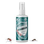 50% DEET Insect Repellent Spray - Maximum Strength, 8-Hour Protection, Repels Mosquitoes, Midges, Ticks, Ideal for Tropical Destinations, with Added Phrethrins