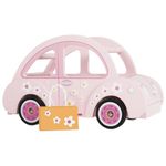 Le Toy Van - Wooden Daisylane Sophie's Car Accessories Play Set For Dolls Houses | Dolls House Furniture Sets - Suitable For Ages 3+, Pink