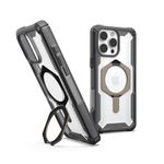 URBAN ARMOR GEAR UAG Designed for iPhone 16 Pro Max Case 6.9" Plasma XTE - Compatible with MagSafe Charging & Kickstand Rugged Shockproof Anti-Slip Military Grade Protective Cover, Ash/Titanium