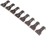 8 Pcs Brick Wall Hanger, Steel Brick Wall Clips Metal Siding Hooks Easy Installation Picture Hanger Brick Hook Clips 30 Lb Load Brick Hangers Clamps Fit Standard Size Bricks