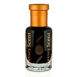 BLACK MUSK PERFUME OIL HEAVY DEEP MUSK 12ML PREMIUM QUALITY ATTAR BY LUXURY SCENT