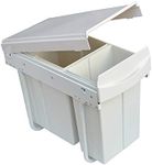 Pull Out Bin Kitchen Double Dual Slide Garbage Rubbish Waste 10L+20L