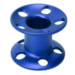 MAGT Finger Spool Reel, Aluminum Alloy Diving Finger Reel for Freediving Snorkeling Gear Equipment(Blue)