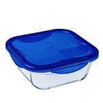 PIREX Food Storage Container, Multicolor, 16x16x6cm