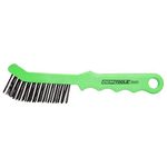 OEMTOOLS 25435 Green Brake Caliper Brush | Clean Brake Calipers, Shims, and Brake Hardware During Maintenance | Steel Wire Brush & Ergonomic Handle | Slim Design | Fits Anywhere