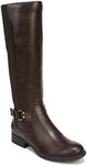 LifeStride Women's X-Anita Riding Boot Dark Chocolate 9 W