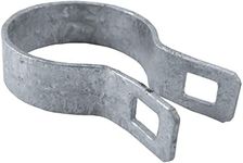 Ozark Fence & Supply Galvanized Steel Brace Band (12, 4"): 12-Pack Galvanized Brace Bands for 4" Chain Link Fence Post - Rust-Resistant, Durable, Easy Install. Includes Required Bolt.