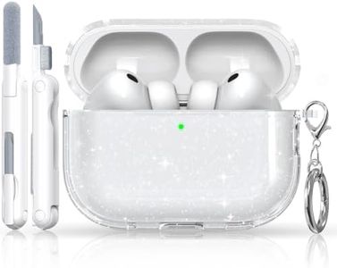 MHYALUDO for Airpods Pro 3 Case with Cleaner Kit, Glitter