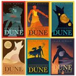 Dune Series 6 Books Collection Set (Dune, Dune Messiah, Children Of Dune, God Emperor Of Dune, Heretics Of Dune & Chapter House Dune)