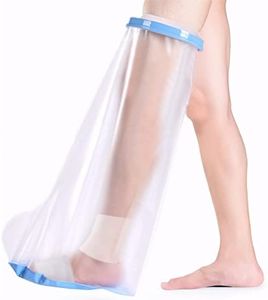Fasola Protector de Escayola Antideslizante para Adulto, Funda Reutilizable Para Pierna, Rodilla, Tobillo, Pie, Mantenga el Vendaje Seco Durante el Baño y Ducha.