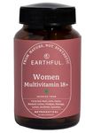 Earthful Multivitamin for Women | Nothing But Nature| With Biotin, Zinc, Vitamin C, D3 for Immunity, Hair, Skin, Bones & Overall Wellness | 60 Capsules