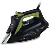 Rowenta DW6330D1 Eco Intelligence Steam Iron, Optimal Steam Distribution, 2500 W Power, Fast Warm-Up Time, 1 Litre, Black/Green