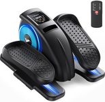MERACH Under Desk Elliptical Machine, Ellipse Leg Exerciser for Seniors Adults Fully Assembled, Portable & Quiet Electric Seated Pedal Exerciser with 12 Adjustable Speed & Remote Control & 12 AutoMode